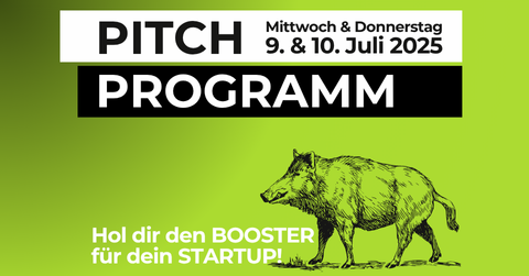 Pitch Programm im Starthouse Spessart am 9. und 10. Juli 2025