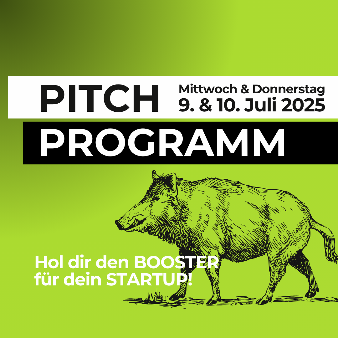 Pitch Programm am 9. und 10. Juli 2025 im Starthouse Spessart